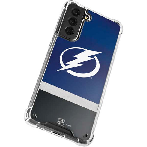 NHL Tampa Bay Lightning Alternate Jersey Galaxy S21 Plus 5G Clear Case