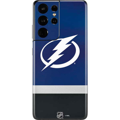 NHL Tampa Bay Lightning Alternate Jersey Galaxy S21 Ultra 5G Skin