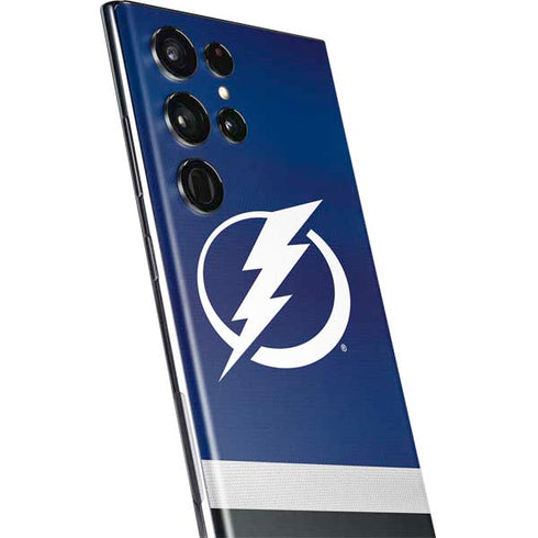 NHL Tampa Bay Lightning Alternate Jersey Galaxy S22 Ultra Skin
