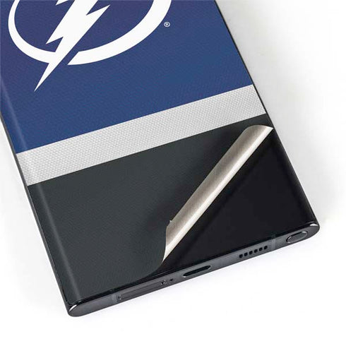 NHL Tampa Bay Lightning Alternate Jersey Galaxy S22 Ultra Skin