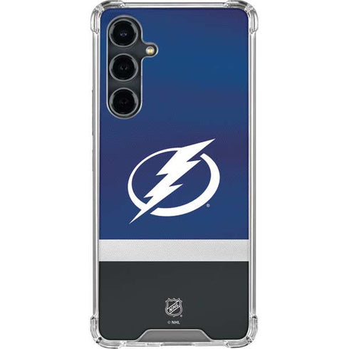 NHL Tampa Bay Lightning Alternate Jersey Galaxy S23 FE Clear Case