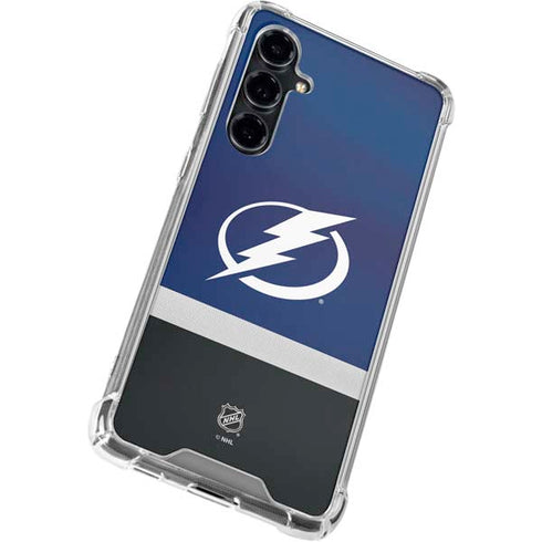 NHL Tampa Bay Lightning Alternate Jersey Galaxy S23 FE Clear Case
