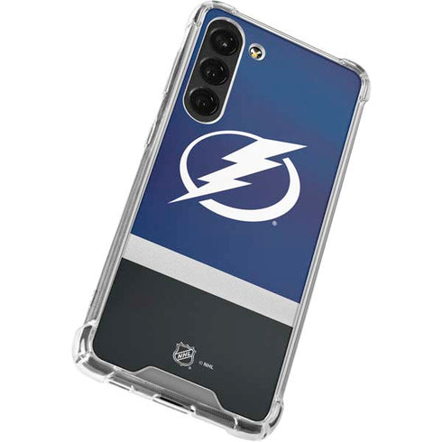 NHL Tampa Bay Lightning Alternate Jersey Galaxy S23 Plus Clear Case