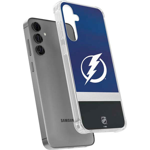 NHL Tampa Bay Lightning Alternate Jersey Galaxy S24 Plus Clear Case