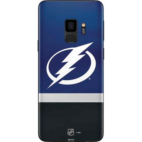 NHL Tampa Bay Lightning Alternate Jersey Galaxy S9 Skin