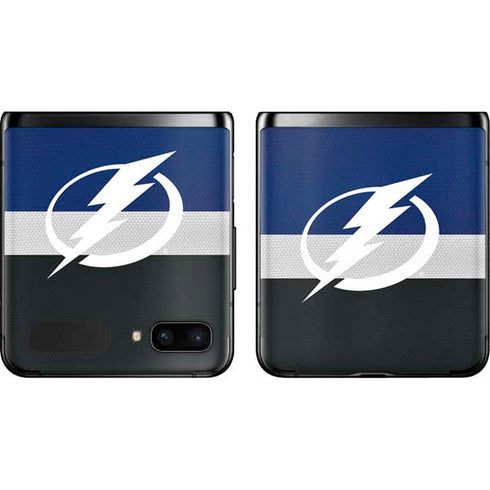 NHL Tampa Bay Lightning Alternate Jersey Galaxy Z Flip Skin
