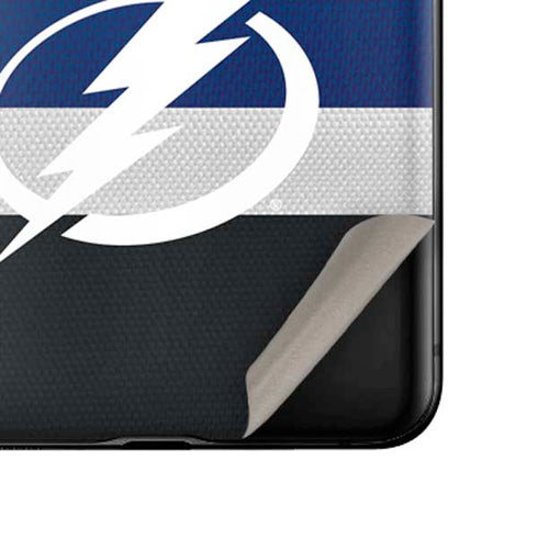 NHL Tampa Bay Lightning Alternate Jersey Galaxy Z Flip Skin