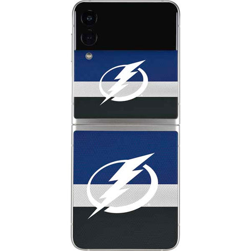 NHL Tampa Bay Lightning Alternate Jersey Galaxy Z Flip3 5G Skin