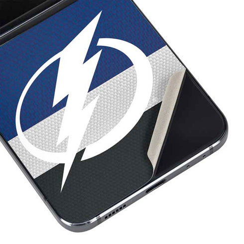 NHL Tampa Bay Lightning Alternate Jersey Galaxy Z Flip5 5G Skin