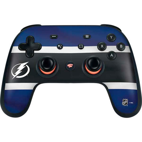 NHL Tampa Bay Lightning Alternate Jersey Google Stadia Controller Skin