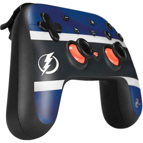NHL Tampa Bay Lightning Alternate Jersey Google Stadia Controller Skin