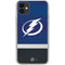 NHL Tampa Bay Lightning Alternate Jersey iPhone 11 Clear Case