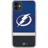 NHL Tampa Bay Lightning Alternate Jersey iPhone 11 Clear Case