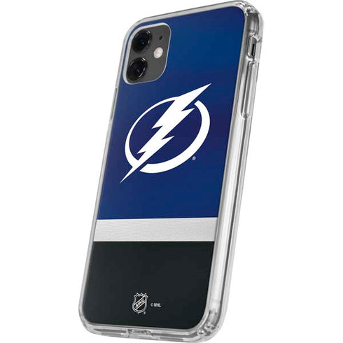 NHL Tampa Bay Lightning Alternate Jersey iPhone 11 Clear Case