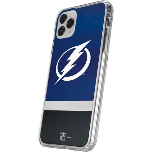 NHL Tampa Bay Lightning Alternate Jersey iPhone 11 Pro Clear Case