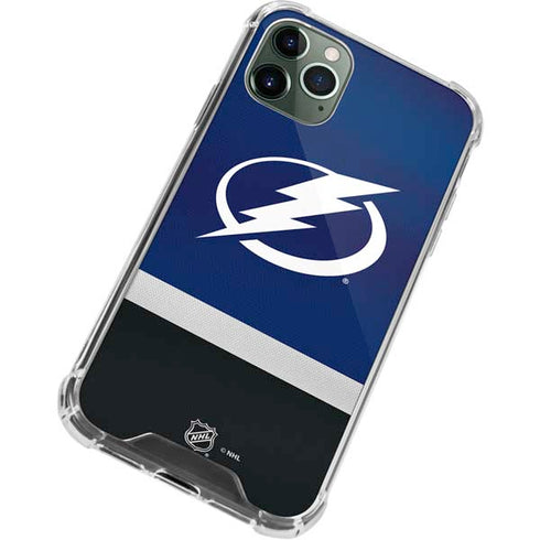 NHL Tampa Bay Lightning Alternate Jersey iPhone 12 Pro Clear Case