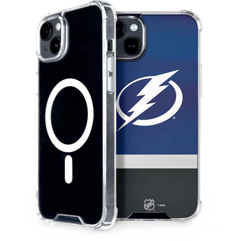NHL Tampa Bay Lightning Alternate Jersey iPhone 15 Plus MagSafe Case