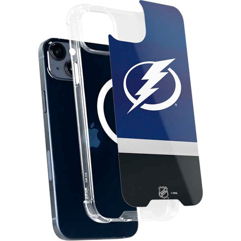 NHL Tampa Bay Lightning Alternate Jersey iPhone 15 Plus MagSafe Case