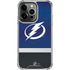 NHL Tampa Bay Lightning Alternate Jersey iPhone 14 Pro Clear Case
