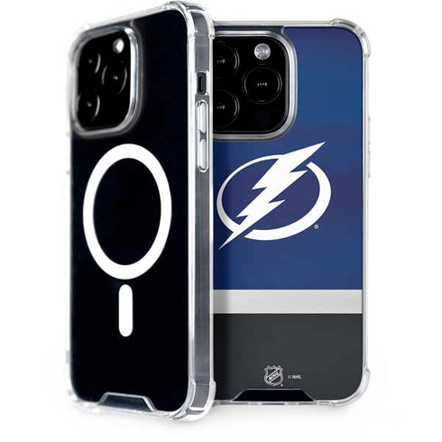 NHL Tampa Bay Lightning Alternate Jersey iPhone 14 Pro MagSafe Case