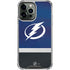NHL Tampa Bay Lightning Alternate Jersey iPhone 14 Pro Max Clear Case