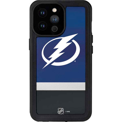 NHL Tampa Bay Lightning Alternate Jersey iPhone 14 Pro Max Waterproof Case