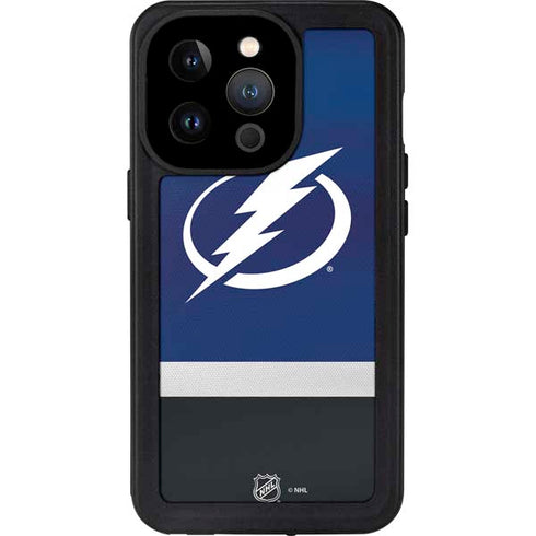 NHL Tampa Bay Lightning Alternate Jersey iPhone 14 Pro Waterproof Case