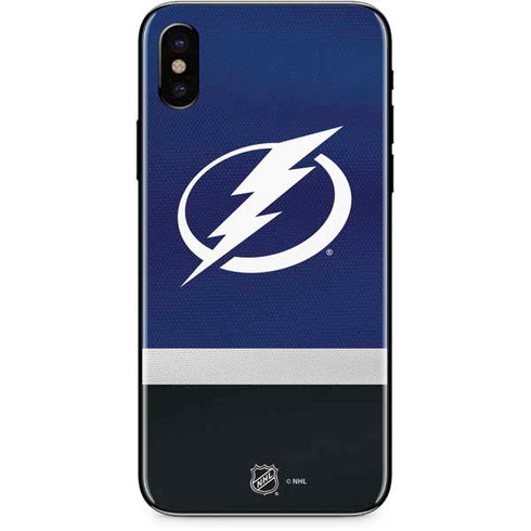 NHL Tampa Bay Lightning Alternate Jersey iPhone XS Max Skin