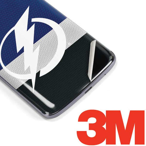 NHL Tampa Bay Lightning Alternate Jersey Moto E5 Plus Skin
