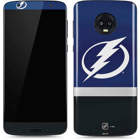 NHL Tampa Bay Lightning Alternate Jersey Moto G6 Skin