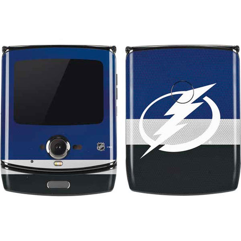 NHL Tampa Bay Lightning Alternate Jersey Motorola RAZR Skin