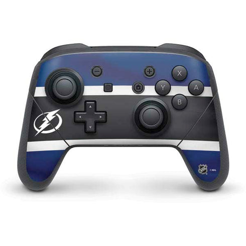 NHL Tampa Bay Lightning Alternate Jersey Nintendo Switch Pro Controller Skin