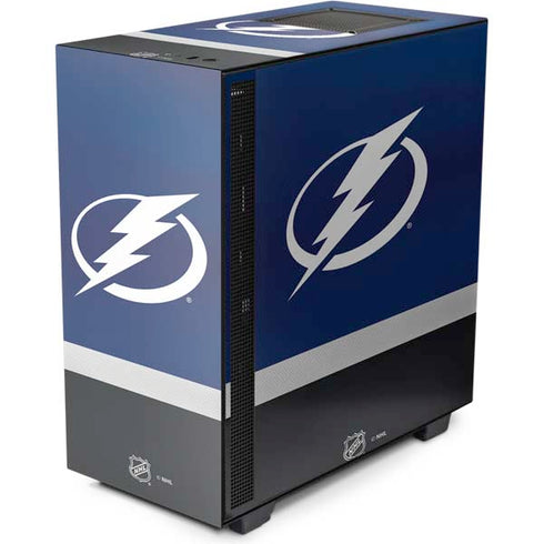 NHL Tampa Bay Lightning Alternate Jersey NZXT H510 Compact ATX Mid-Tower Case Skin