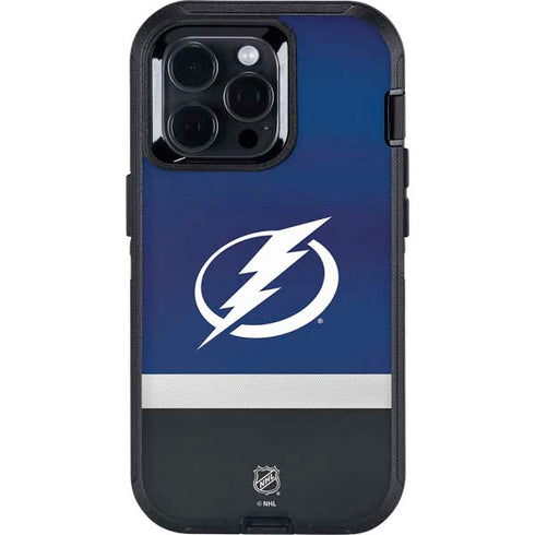 NHL Tampa Bay Lightning Alternate Jersey Otterbox Defender iPhone Skin
