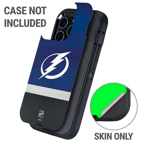 NHL Tampa Bay Lightning Alternate Jersey Otterbox Defender iPhone Skin