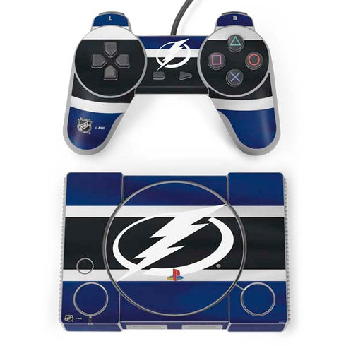 NHL Tampa Bay Lightning Alternate Jersey PlayStation Classic Bundle Skin