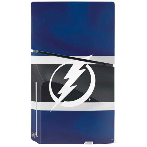 NHL Tampa Bay Lightning Alternate Jersey PS5 Slim Disk Console Skin