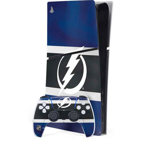NHL Tampa Bay Lightning Alternate Jersey PS5 Slim Digital Edition Console Skin