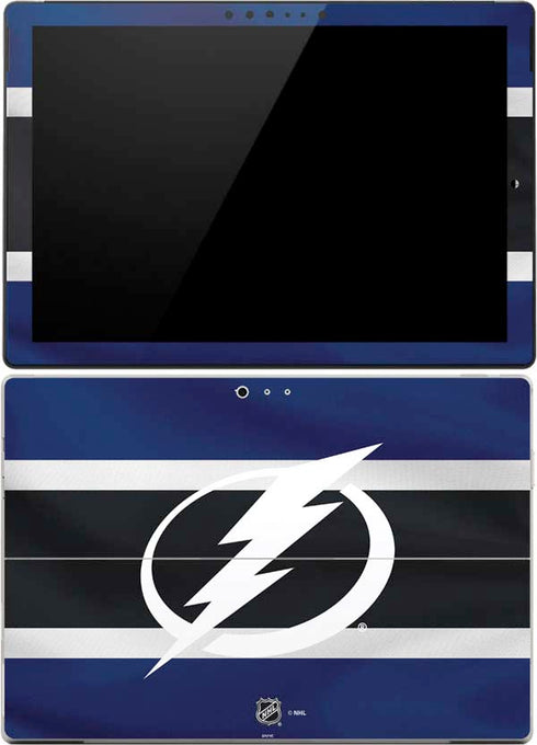 NHL Tampa Bay Lightning Alternate Jersey Surface Pro 4 Skin