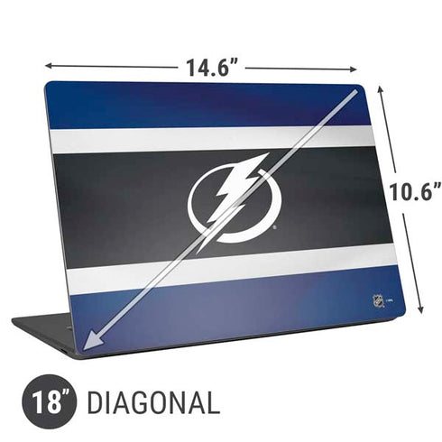 NHL Tampa Bay Lightning Alternate Jersey Universal Laptop 18in (14.6 x 10.6in) Skin