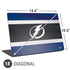 NHL Tampa Bay Lightning Alternate Jersey Universal Laptop 18in (14.6 x 10.6in) Skin