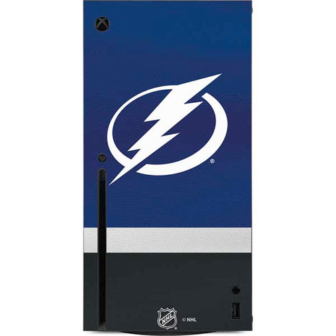 NHL Tampa Bay Lightning Alternate Jersey Xbox Series X Console Skin