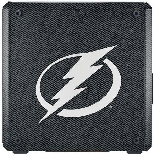 NHL Tampa Bay Lightning Black Background Cooler Master MasterBox Q300L Mini Tower Skin