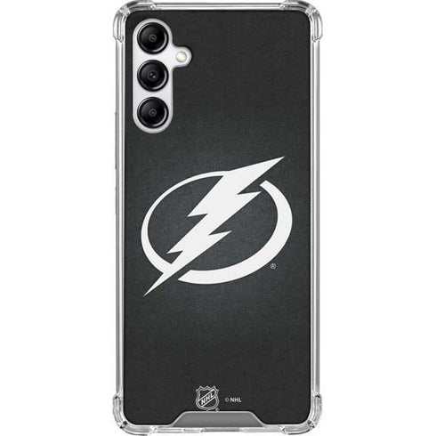 NHL Tampa Bay Lightning Black Background Galaxy A14 5G Clear Case