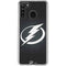 NHL Tampa Bay Lightning Black Background Galaxy A21 Clear Case