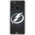 NHL Tampa Bay Lightning Black Background Galaxy A21 Clear Case