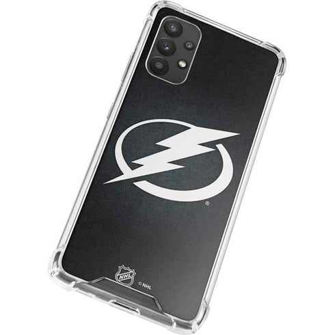 NHL Tampa Bay Lightning Black Background Galaxy A32 5G Clear Case