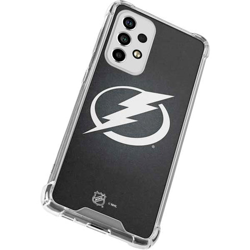 NHL Tampa Bay Lightning Black Background Galaxy A33 5G Clear Case