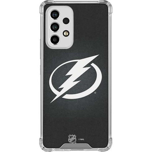 NHL Tampa Bay Lightning Black Background Galaxy A53 5G Clear Case