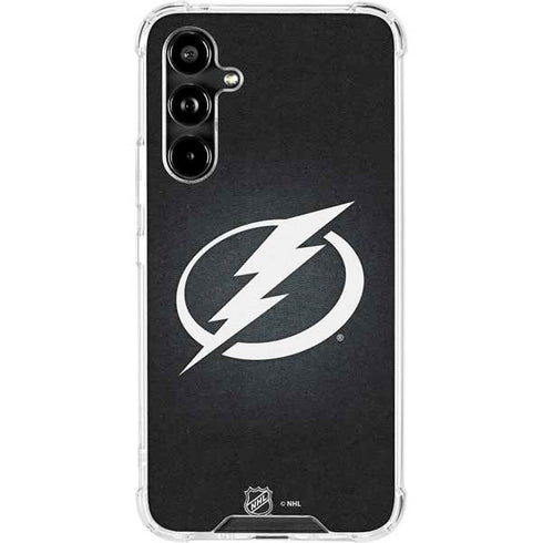 NHL Tampa Bay Lightning Black Background Galaxy A54 5G Clear Case